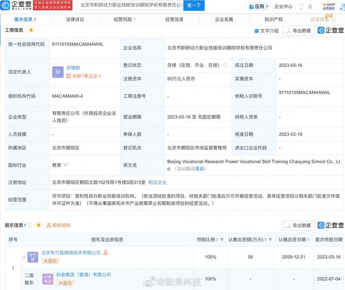 抖音北京職業(yè)技能培訓(xùn)學(xué)校 營(yíng)利性民辦機(jī)構(gòu)的職業(yè)賦能新探索
